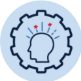 A logo of a head in a gear Description automatically generated